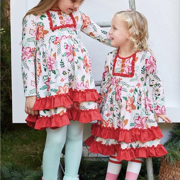 Size 2,4,8,10,14 NWT Girls MATILDA JANE Wonderment Talk About Floral Dress - Picture 2 of 4